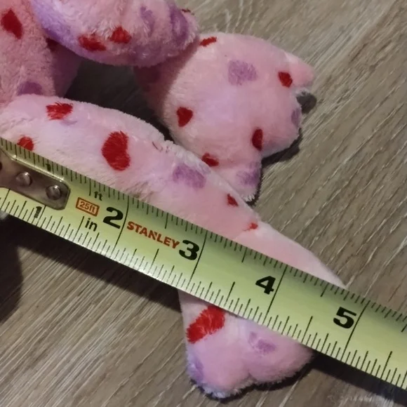 Ganz Webkinz Love Frog HM144 Valentine's Day Pink W/ Hearts No Code - Picture 12 of 13